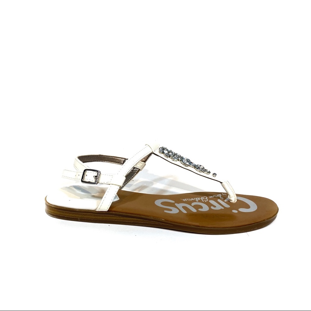 Circus by Sam Edelman Cleo White Thong Sandals